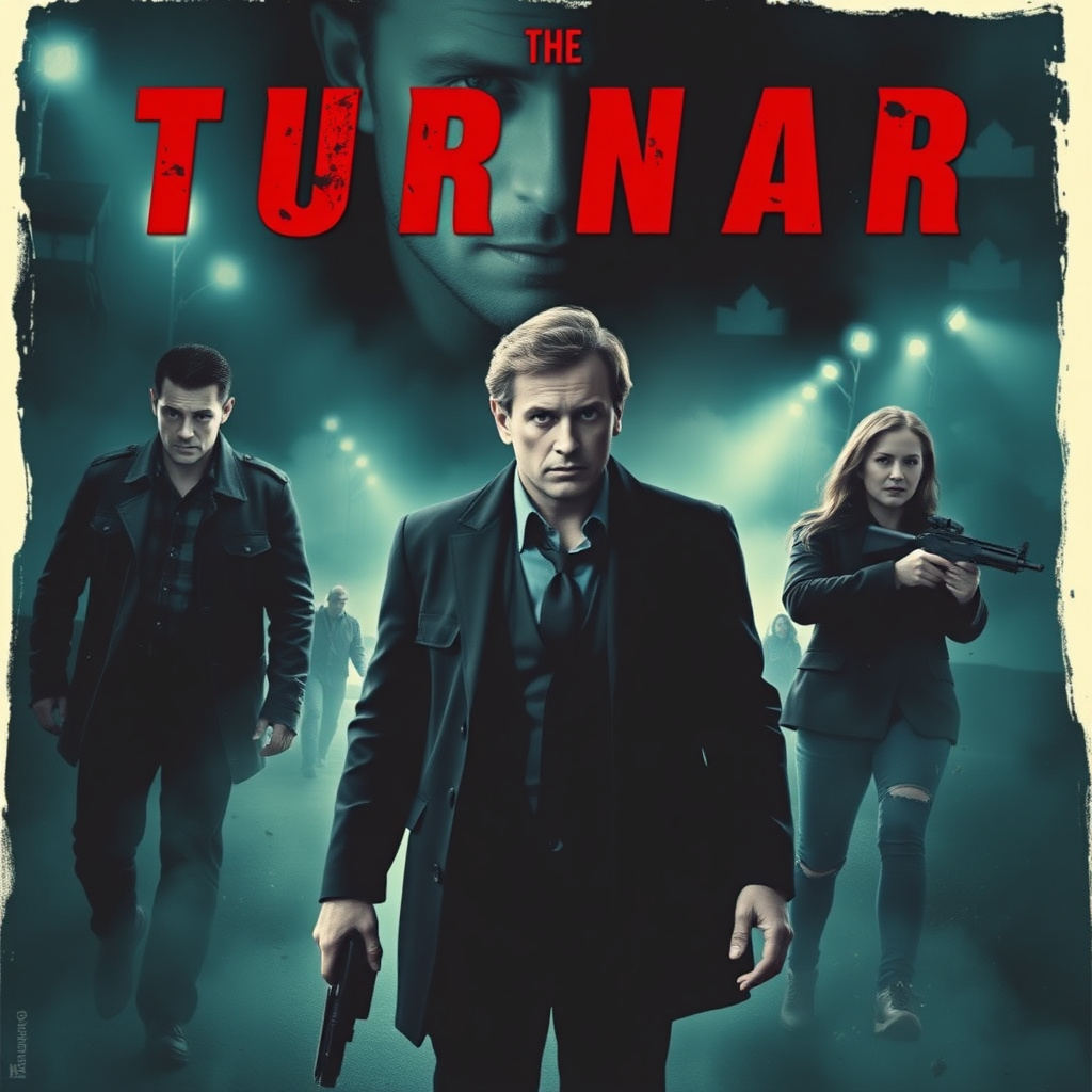 Dramatic thriller movie poster